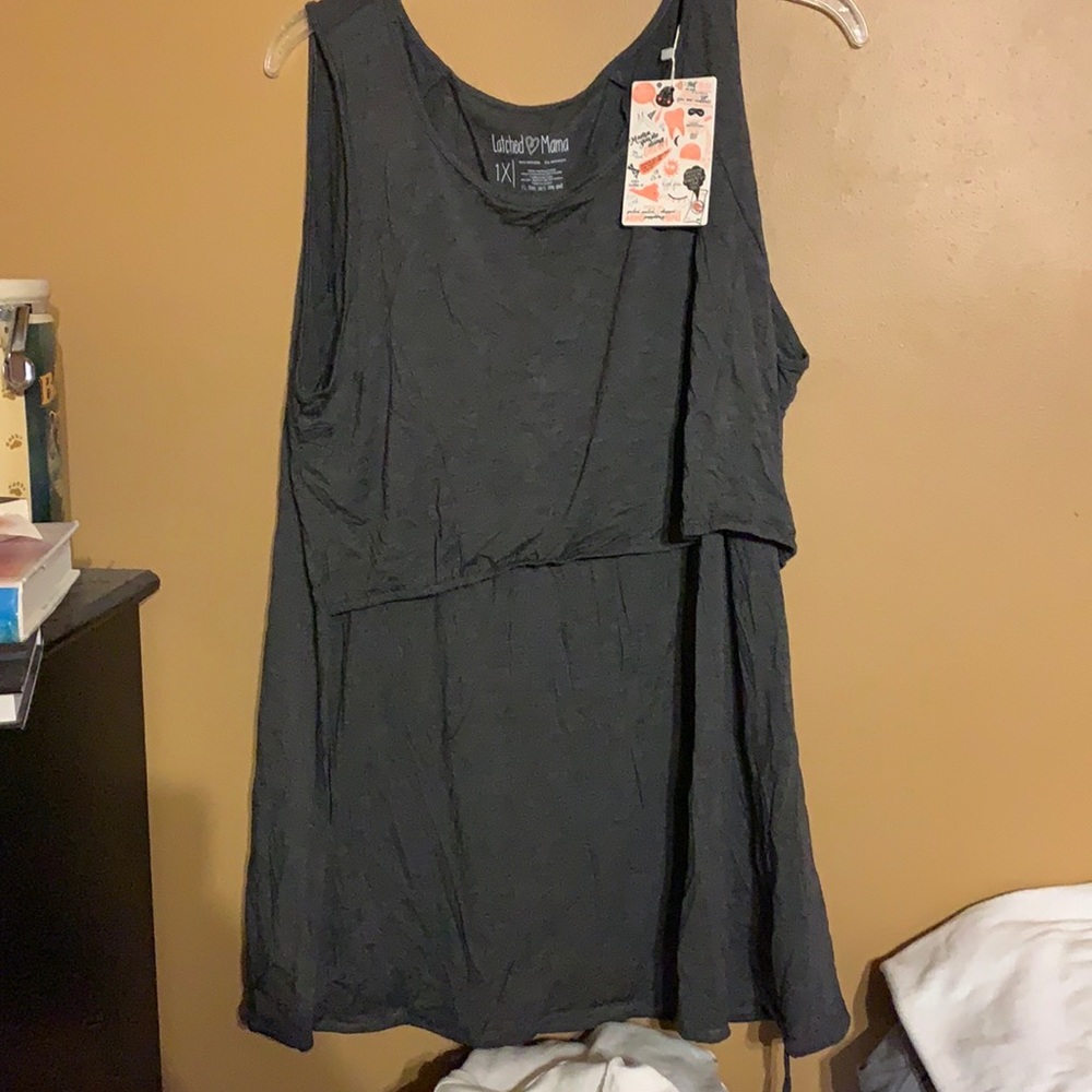 Latched Mama Nursing Tank - size 1X NWT